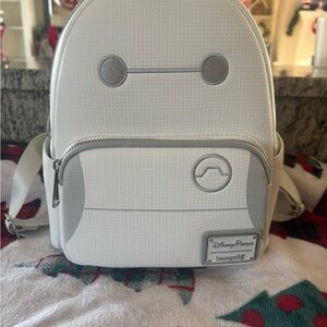 Loungefly White and Gray Backpack